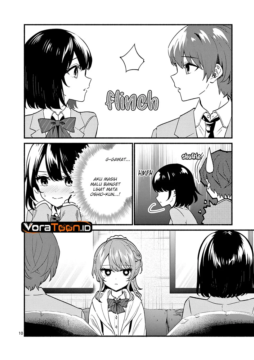 Shiotaiou no Sato-san ga Ore ni dake Amai Chapter 90 Gambar 11