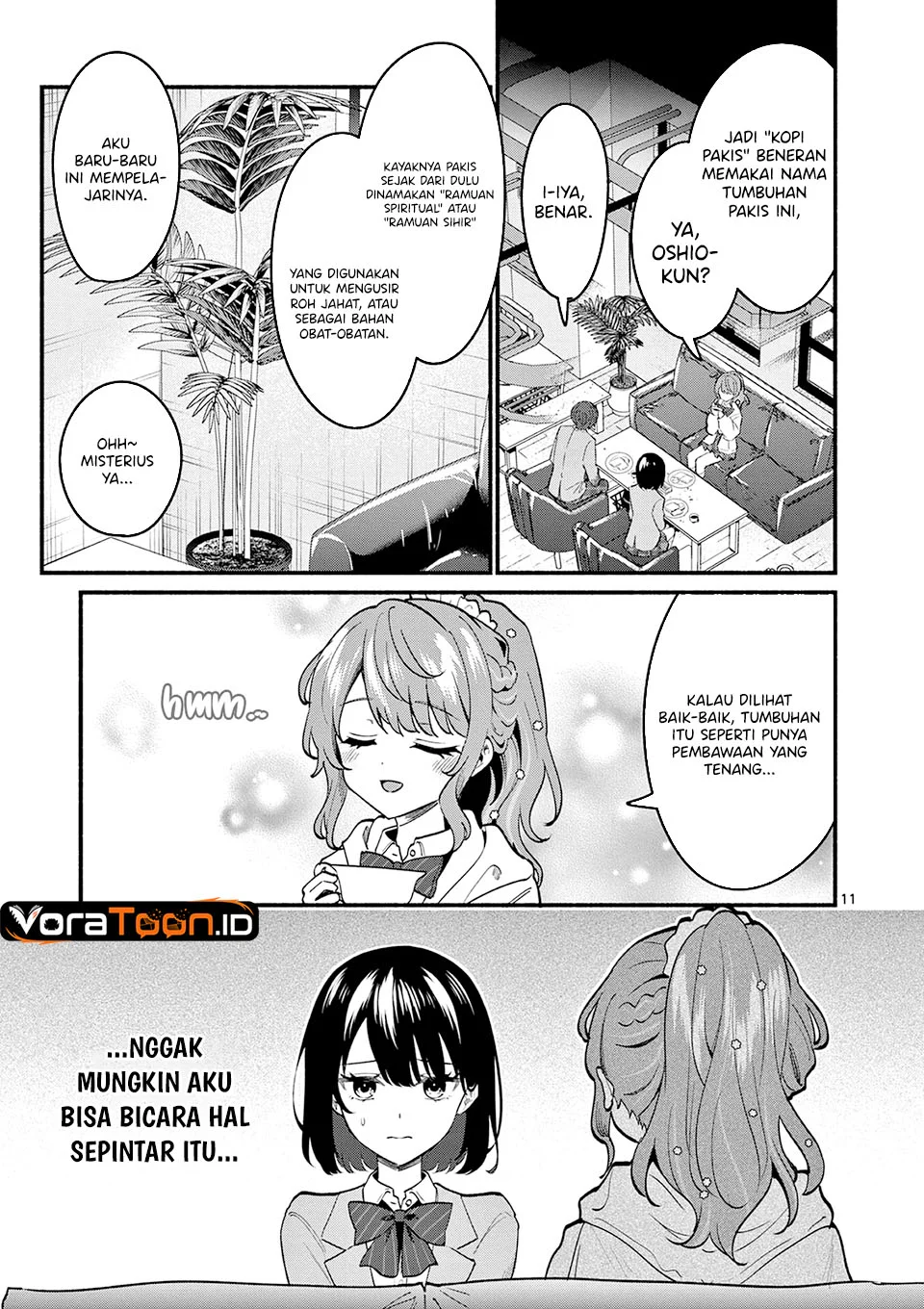 Shiotaiou no Sato-san ga Ore ni dake Amai Chapter 90 Gambar 12