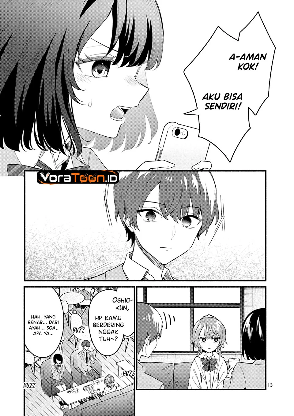 Shiotaiou no Sato-san ga Ore ni dake Amai Chapter 90 Gambar 14