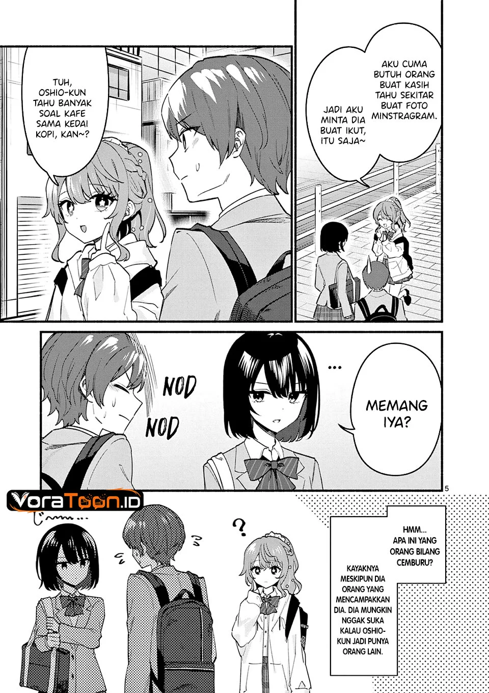 Shiotaiou no Sato-san ga Ore ni dake Amai Chapter 90 halaman 7
