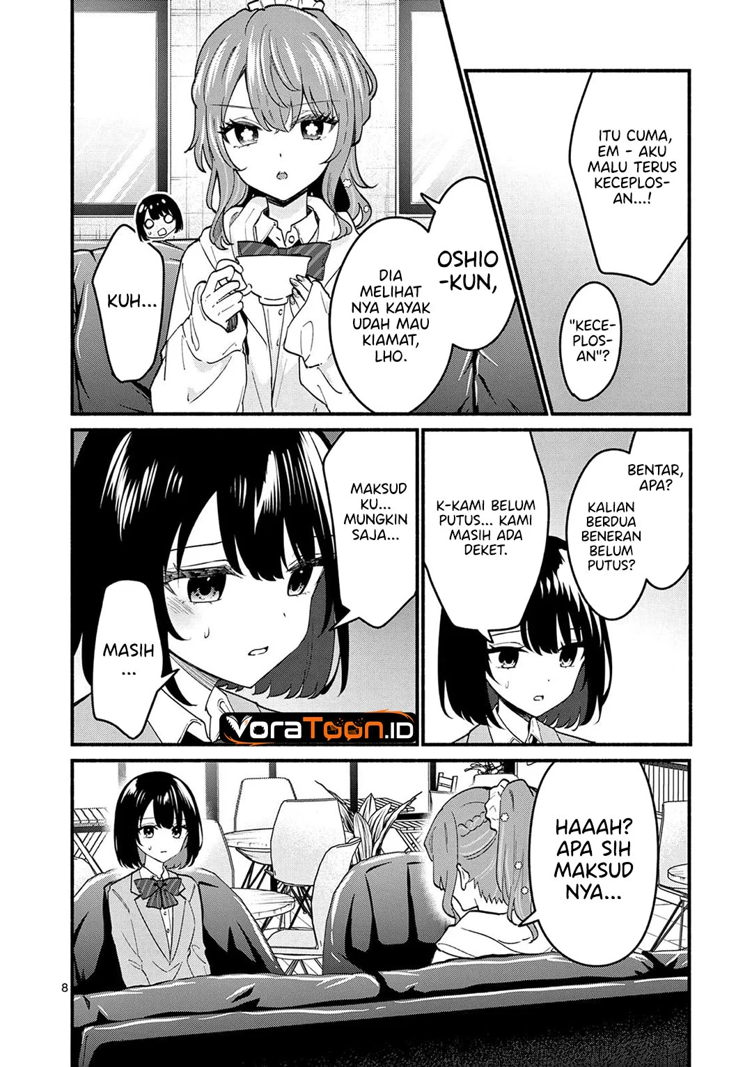 Shiotaiou no Sato-san ga Ore ni dake Amai Chapter 91 halaman 10