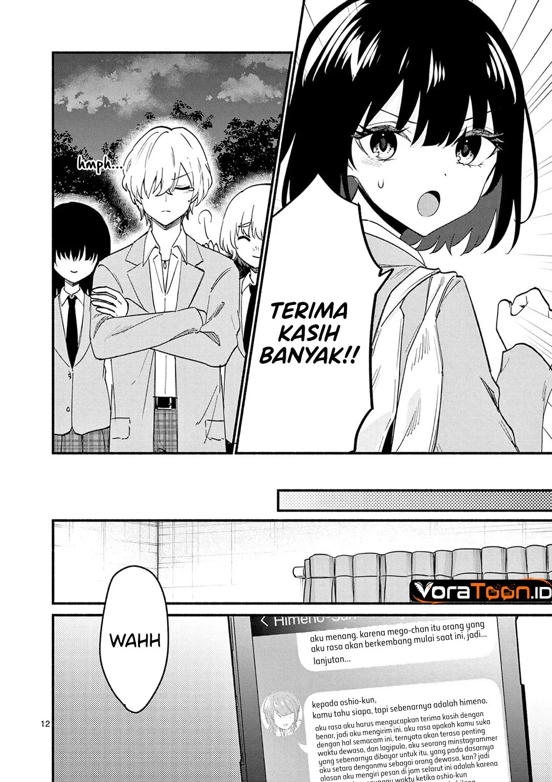 Shiotaiou no Sato-san ga Ore ni dake Amai Chapter 92 Gambar 13