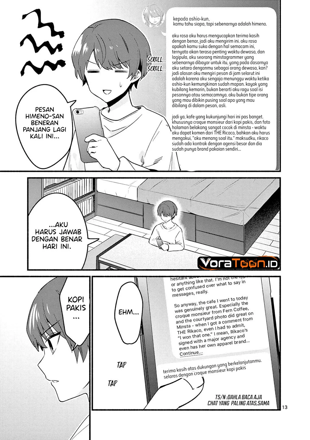 Shiotaiou no Sato-san ga Ore ni dake Amai Chapter 92 Gambar 14