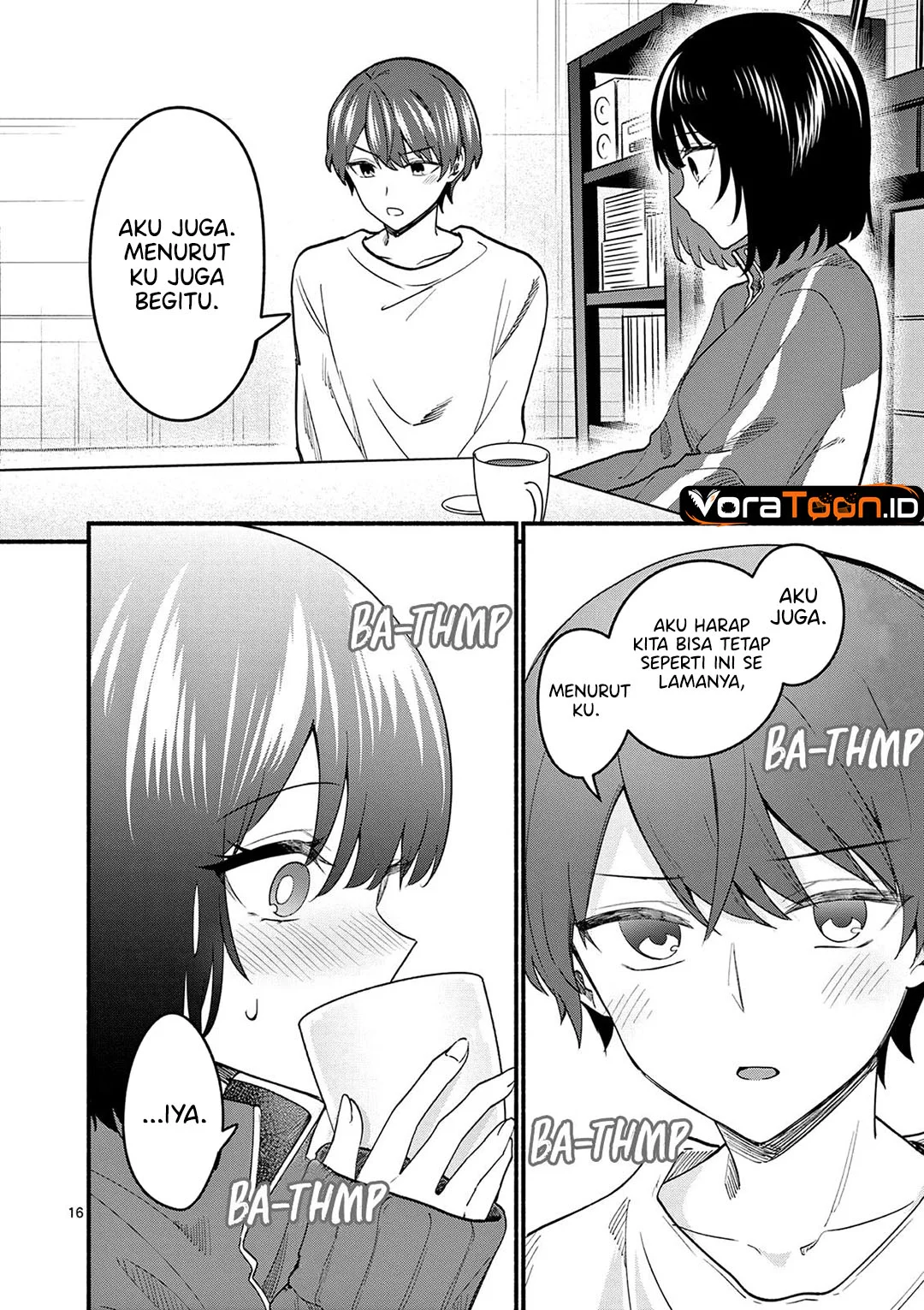 Shiotaiou no Sato-san ga Ore ni dake Amai Chapter 93 Gambar 17