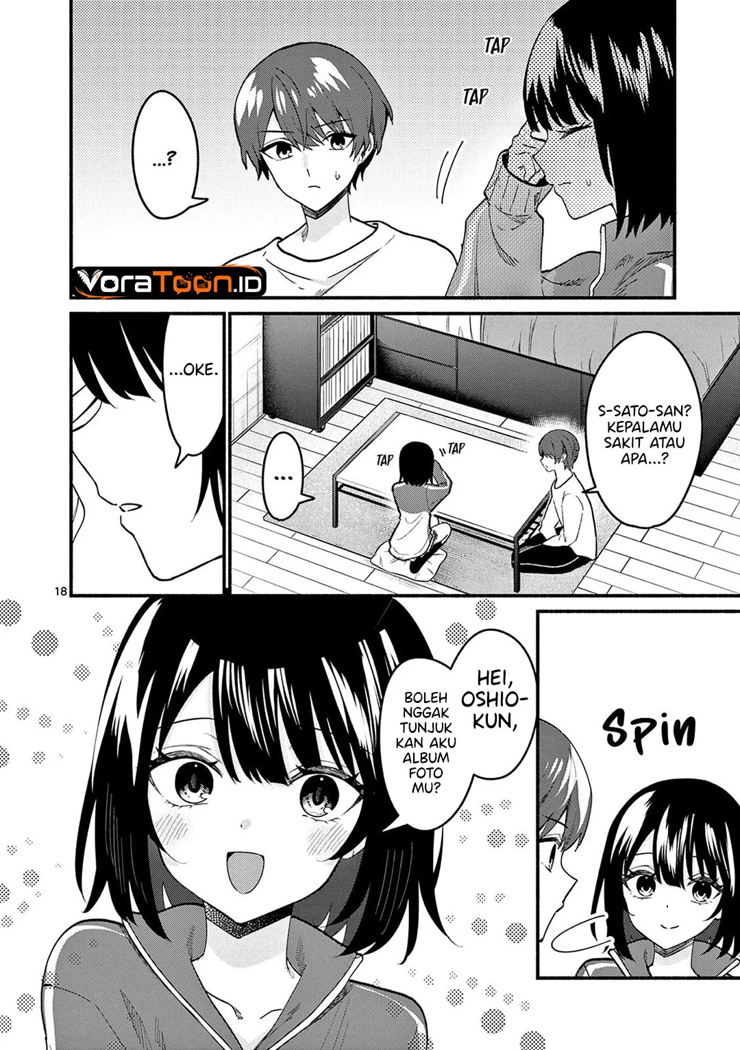 Shiotaiou no Sato-san ga Ore ni dake Amai Chapter 93 Gambar 19