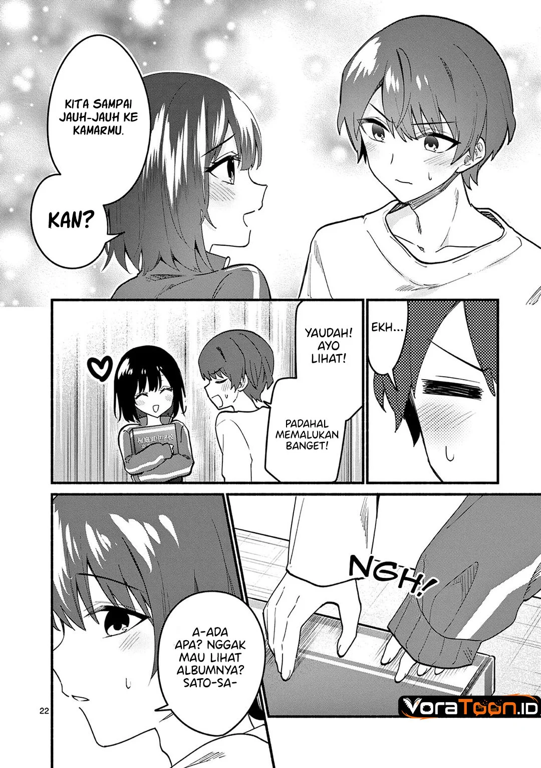 Shiotaiou no Sato-san ga Ore ni dake Amai Chapter 93 Gambar 23