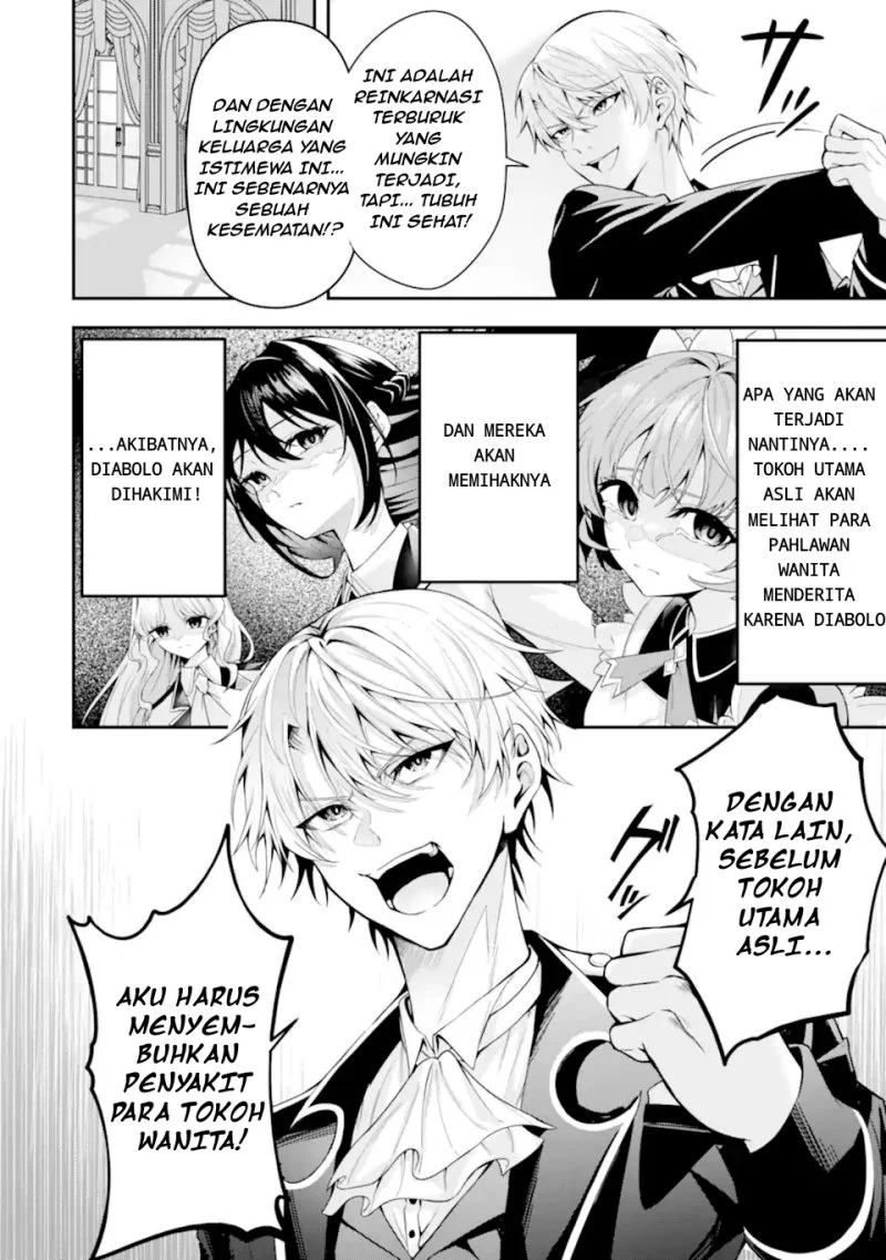 Shokei Flag No Akuyaku Kizoku Ni Tensei Shitaga, Shinitakunainode Yami Maho Wo Kiwamete Heroine Tachi Wo Sukuimasu Byojakuna Heroine Wo Care Shitara Naze Ka Ore Ga Dekiai Sareta Ken Chapter 1.1 Gambar 23