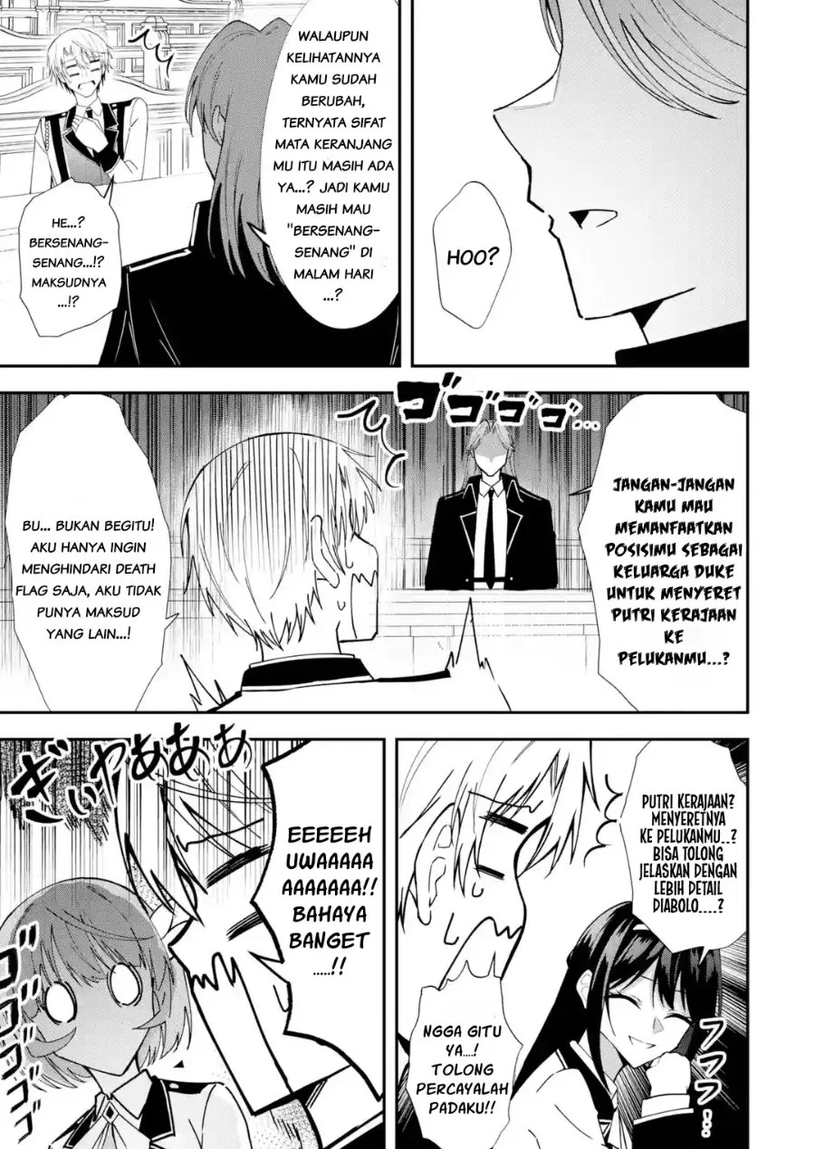 Shokei Flag No Akuyaku Kizoku Ni Tensei Shitaga, Shinitakunainode Yami Maho Wo Kiwamete Heroine Tachi Wo Sukuimasu Byojakuna Heroine Wo Care Shitara Naze Ka Ore Ga Dekiai Sareta Ken Chapter 5.1 Gambar 9