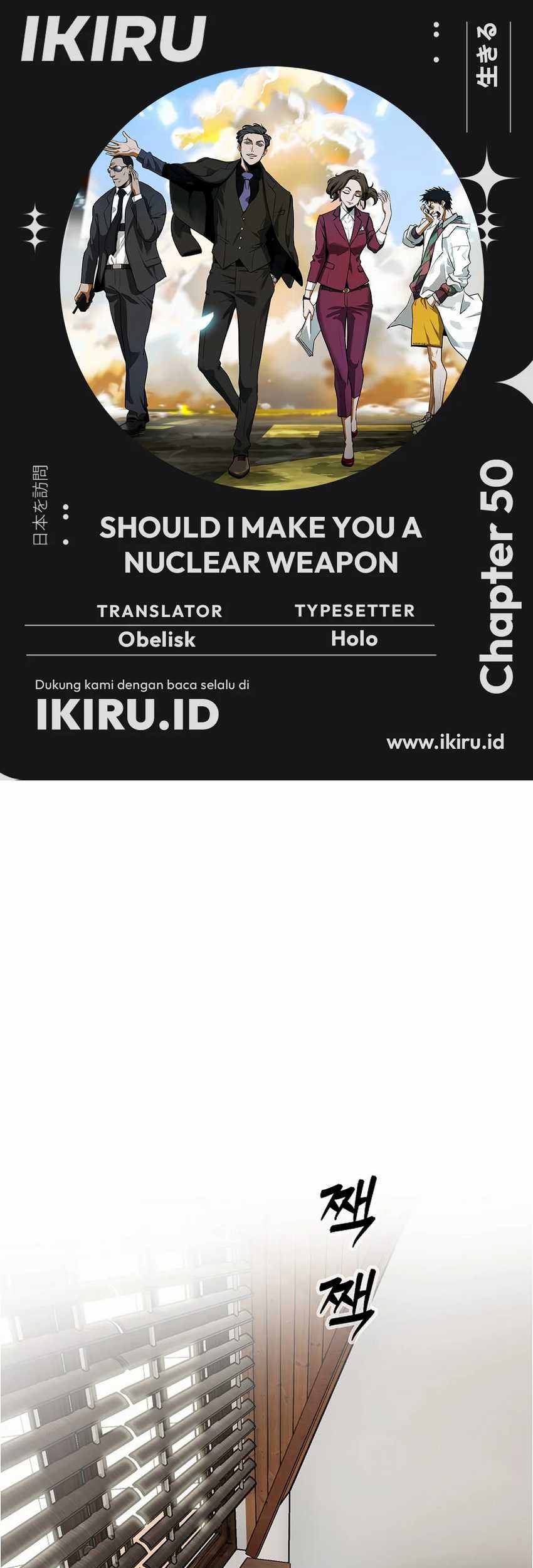 Baca Komik Should I Make You a Nuclear Weapon? Chapter 50 Gambar 1