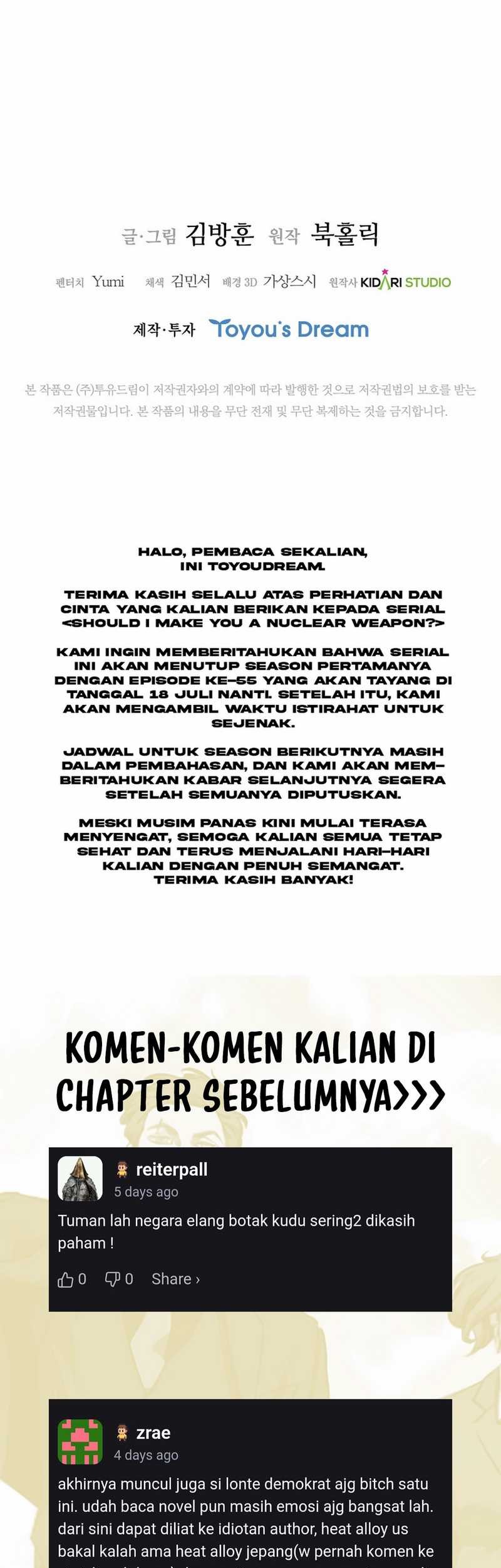 Should I Make You a Nuclear Weapon? Chapter 55 Gambar 75