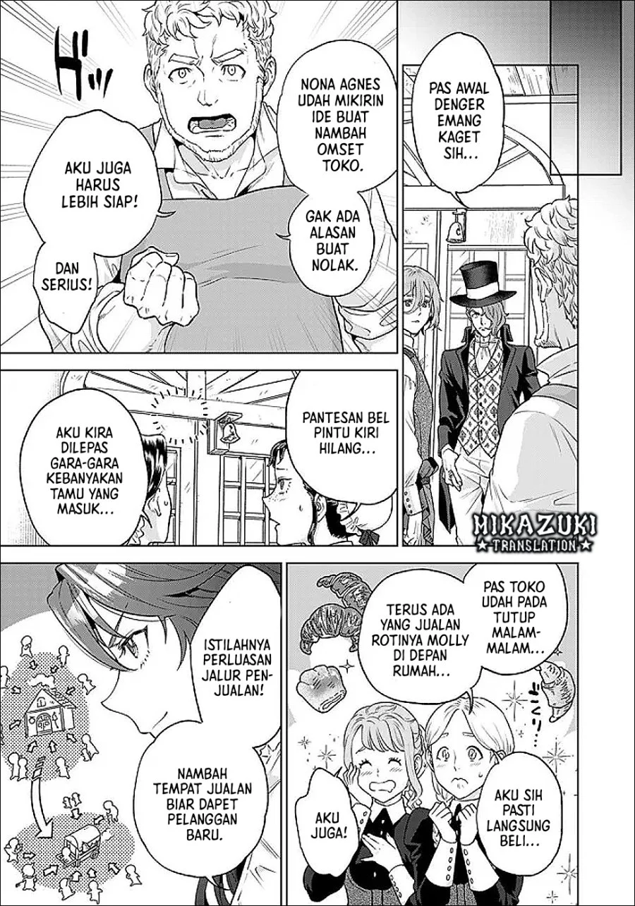 Shounin Reijou Agnes Henkyou ni Tsuihou Sareta Akuyaku Reijou wa Shousai o Hakki Shi Nariagaru Chapter 7.1 Gambar 10