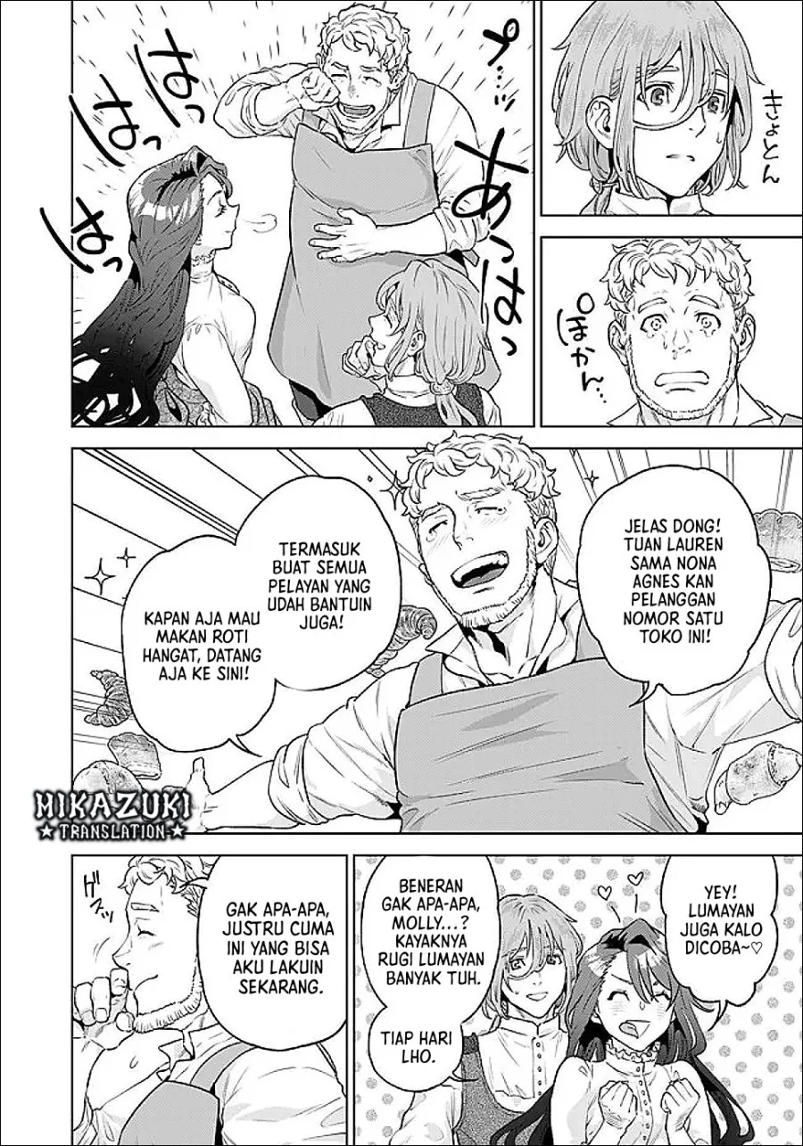 Shounin Reijou Agnes Henkyou ni Tsuihou Sareta Akuyaku Reijou wa Shousai o Hakki Shi Nariagaru Chapter 7.2 Gambar 11