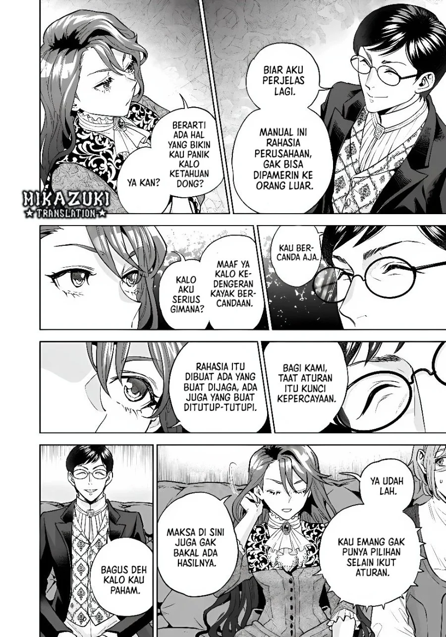 Shounin Reijou Agnes Henkyou ni Tsuihou Sareta Akuyaku Reijou wa Shousai o Hakki Shi Nariagaru Chapter 9.3 halaman 12