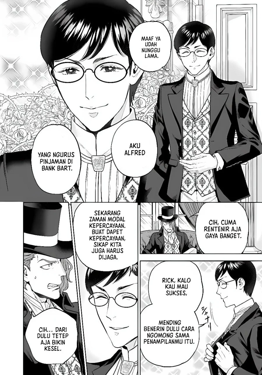 Shounin Reijou Agnes Henkyou ni Tsuihou Sareta Akuyaku Reijou wa Shousai o Hakki Shi Nariagaru Chapter 9.3 halaman 4