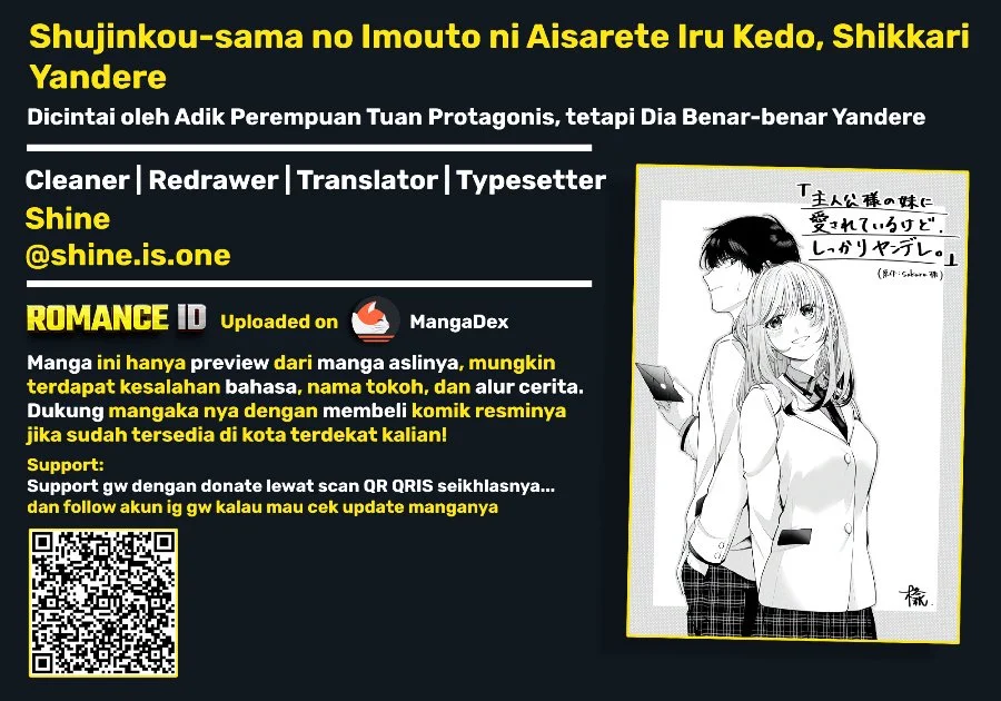 Shujinkou-sama no Imouto ni Aisarete Iru Kedo, Shikkari Yandere Chapter 4 halaman 2