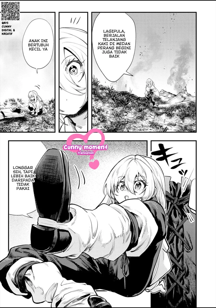 Shura Youjo no Eiyuutan ~Hanpa-sha to Iwa Reta Youhei, Youjo ni Tensei Shite Nariagaru~ Chapter 1 Gambar 40