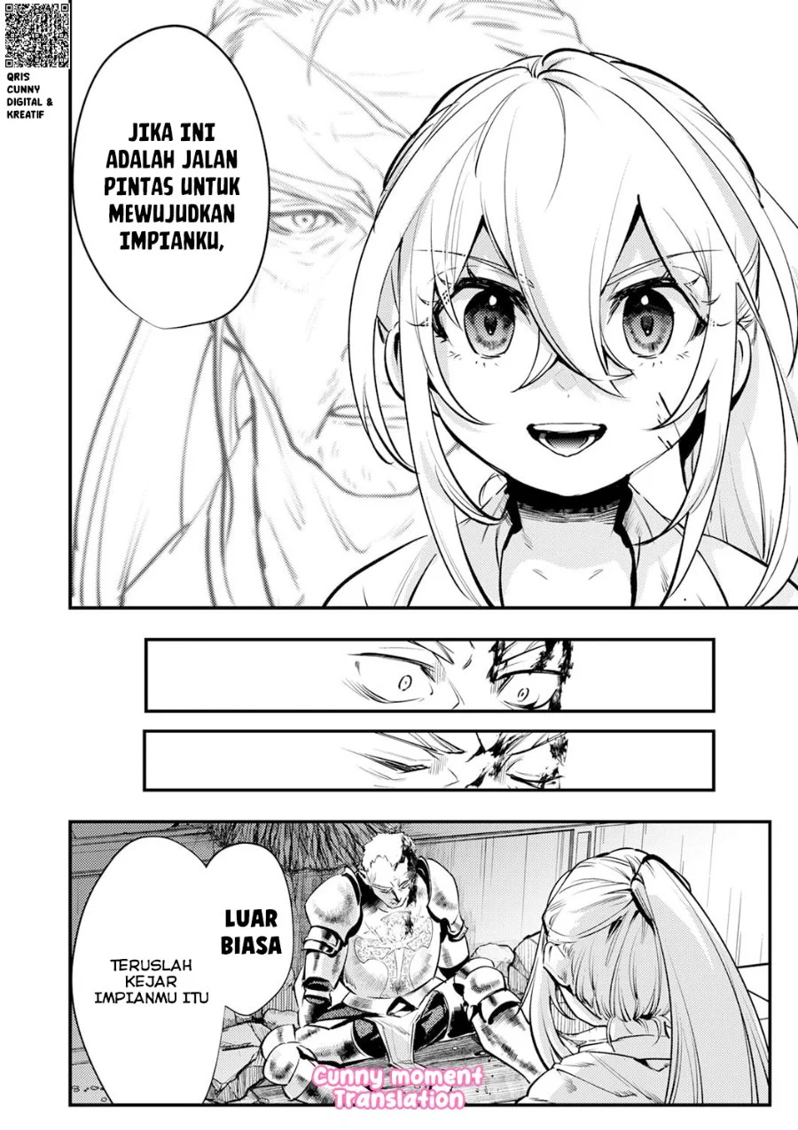 Shura Youjo no Eiyuutan ~Hanpa-sha to Iwa Reta Youhei, Youjo ni Tensei Shite Nariagaru~ Chapter 5 Gambar 34