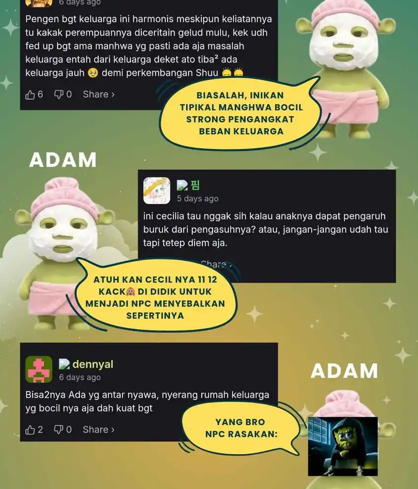 Si Bungsu di Variety Show Pengasuhan Itu Sangat Menggemaskan Chapter 22 Gambar 85