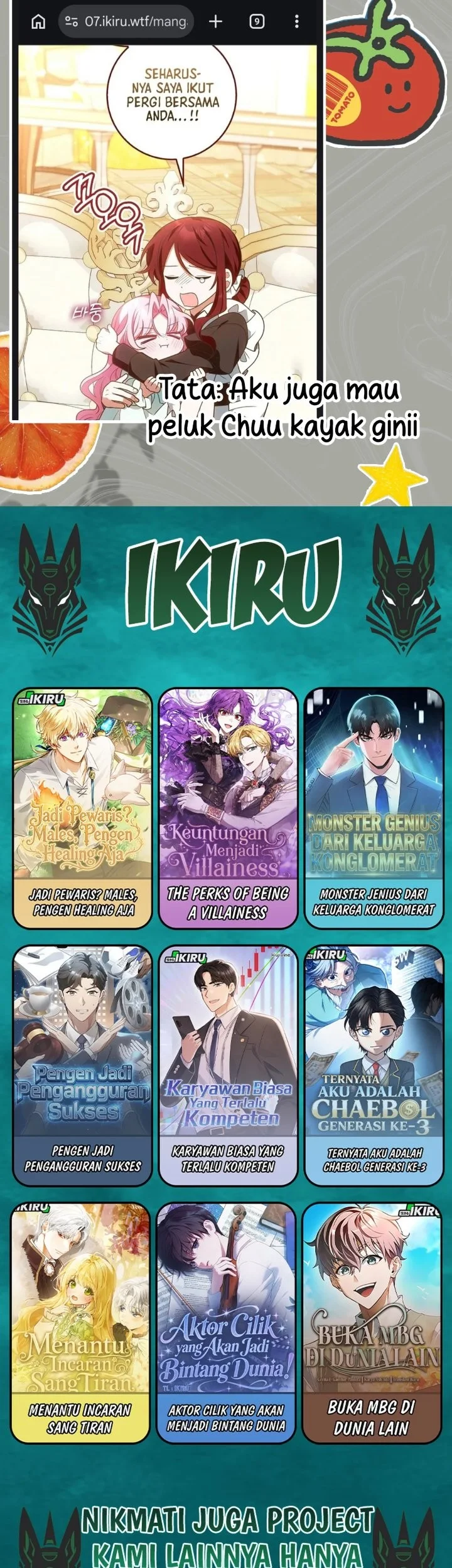 Si Bungsu di Variety Show Pengasuhan Itu Sangat Menggemaskan Chapter 39 Gambar 69