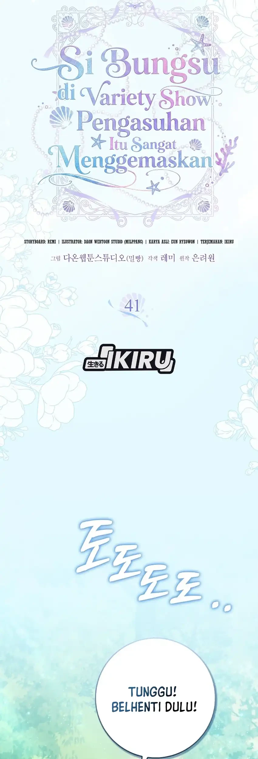 Si Bungsu di Variety Show Pengasuhan Itu Sangat Menggemaskan Chapter 41 Gambar 16