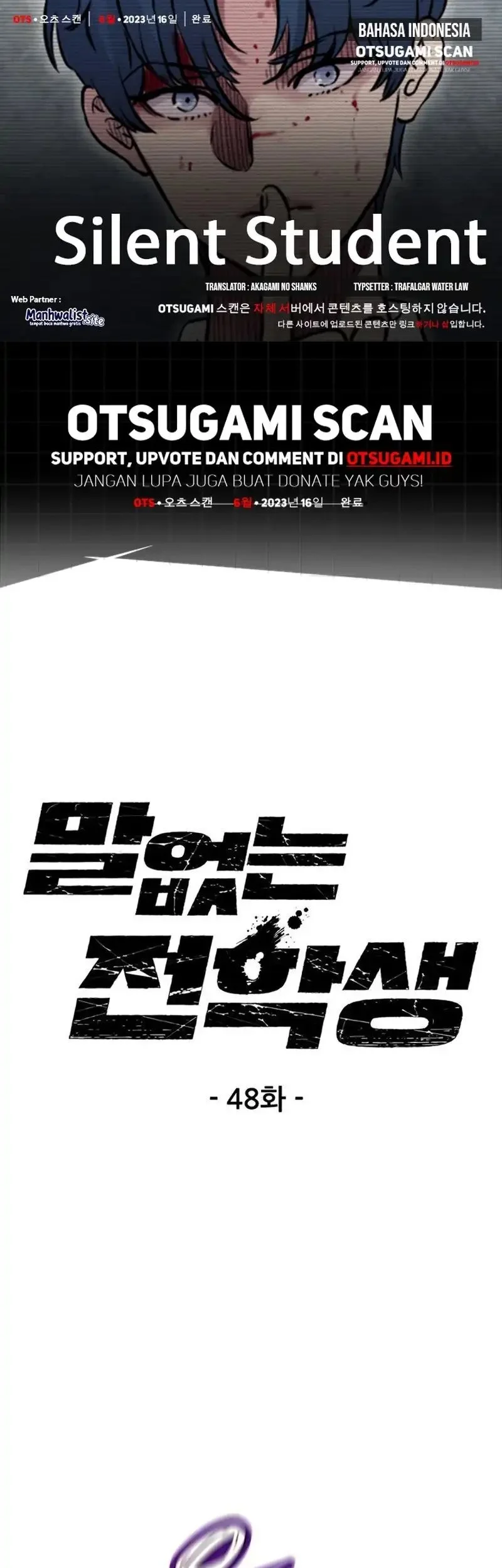 Komik Silent Transfer Student Chapter 48 gambar 1