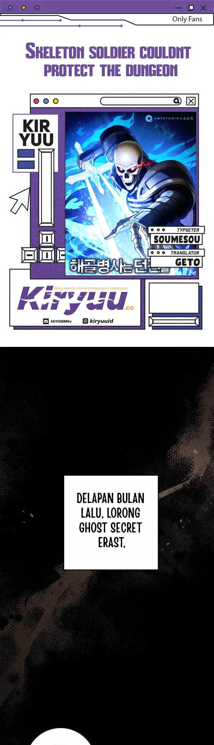 skeleton soldier couldnt protect the dungeon chapter 361 - Page 1