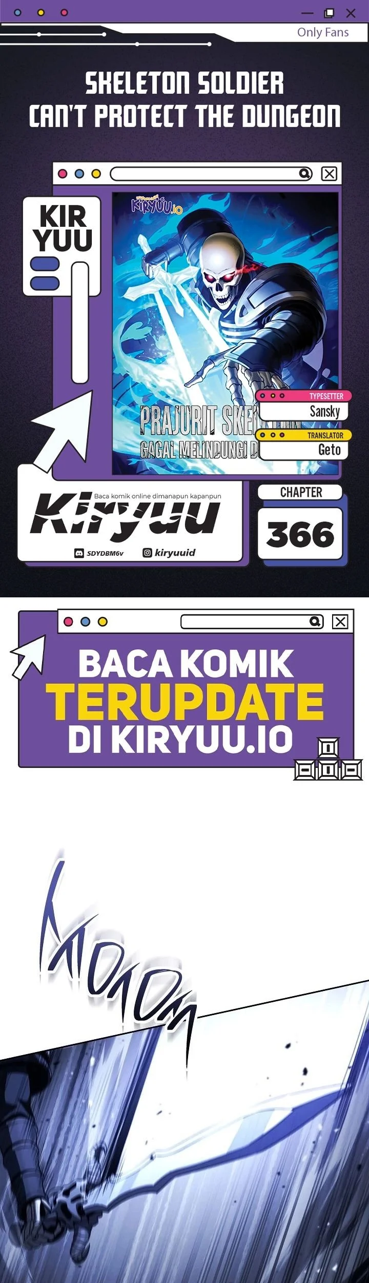 Komik Skeleton Soldier Couldn’t Protect the Dungeon Chapter 366 gambar 1