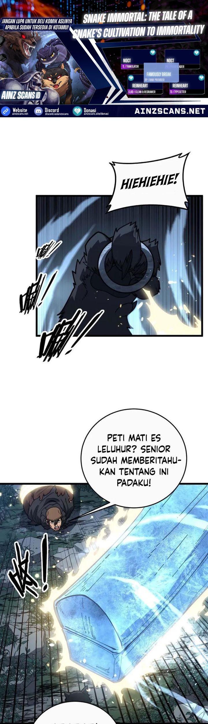 Baca Komik Snake Immortal: The Tale of a Snake’s Cultivation to Immortality Chapter 44 Gambar 1