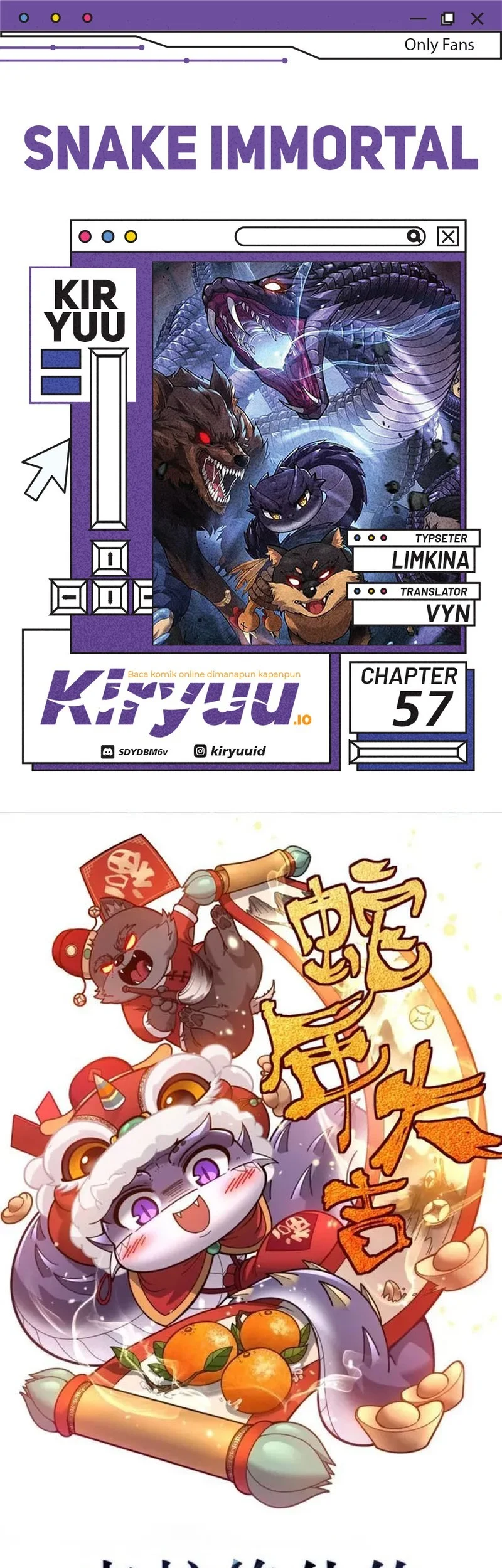 Komik Snake Immortal: The Tale of a Snake’s Cultivation to Immortality Chapter 57 gambar nomor 1