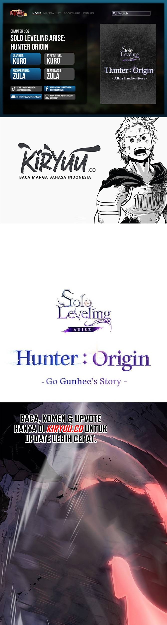 Komik Solo Leveling ARISE: Hunter Origin Chapter 6 gambar nomor 1