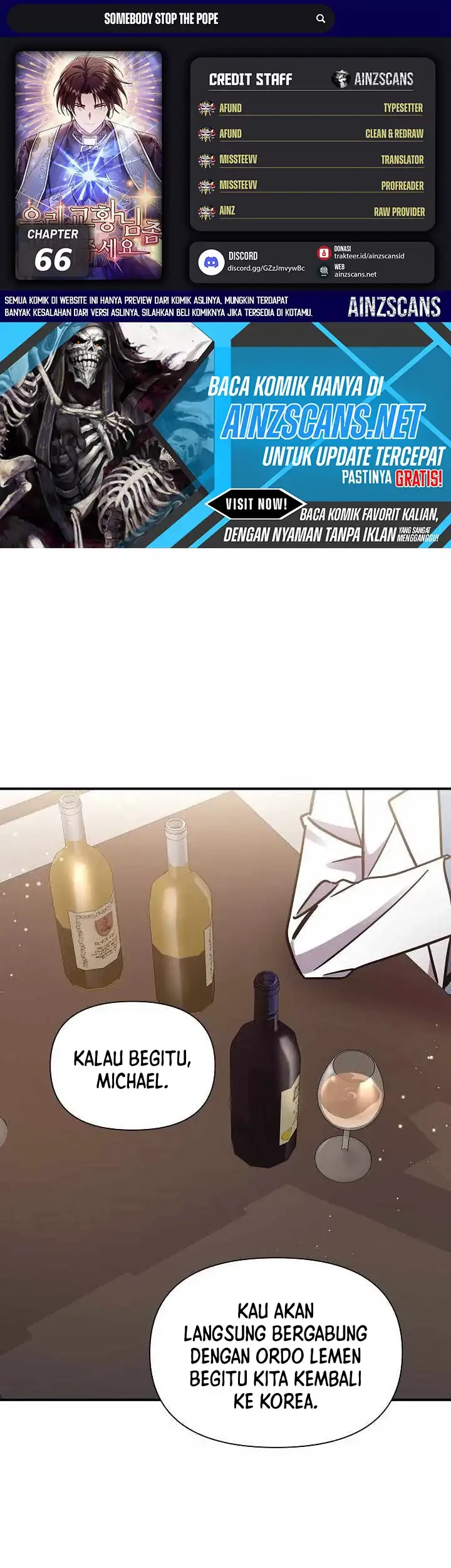 Komik Somebody Stop the Pope Chapter 66 gambar 1