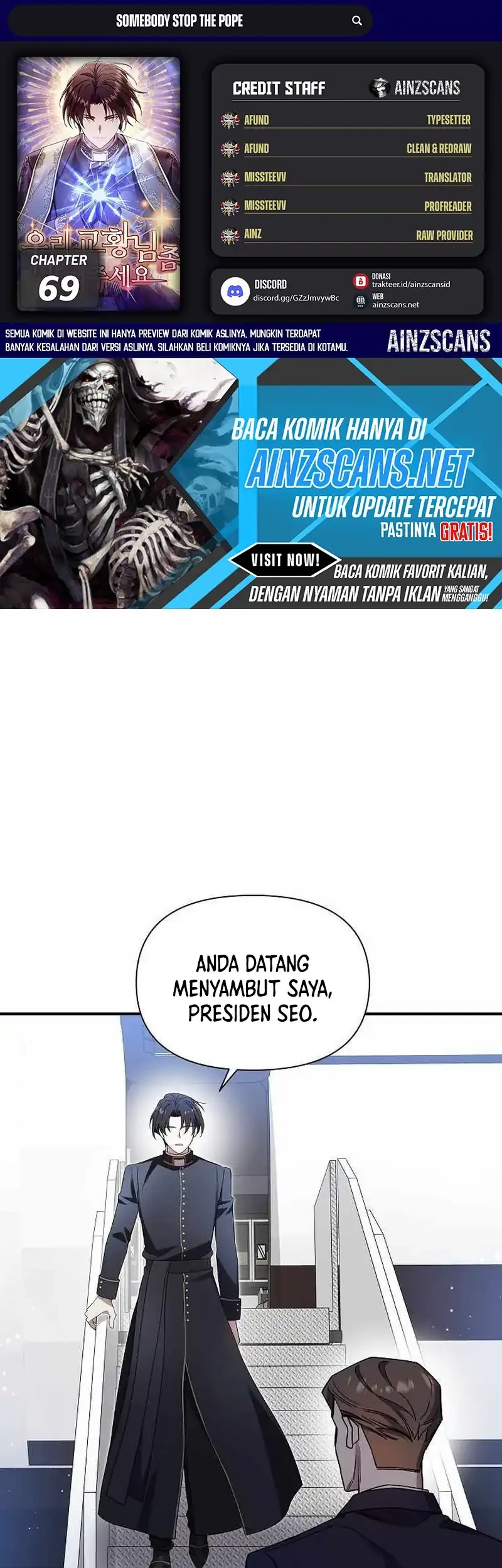 Komik Somebody Stop the Pope Chapter 69 gambar 1