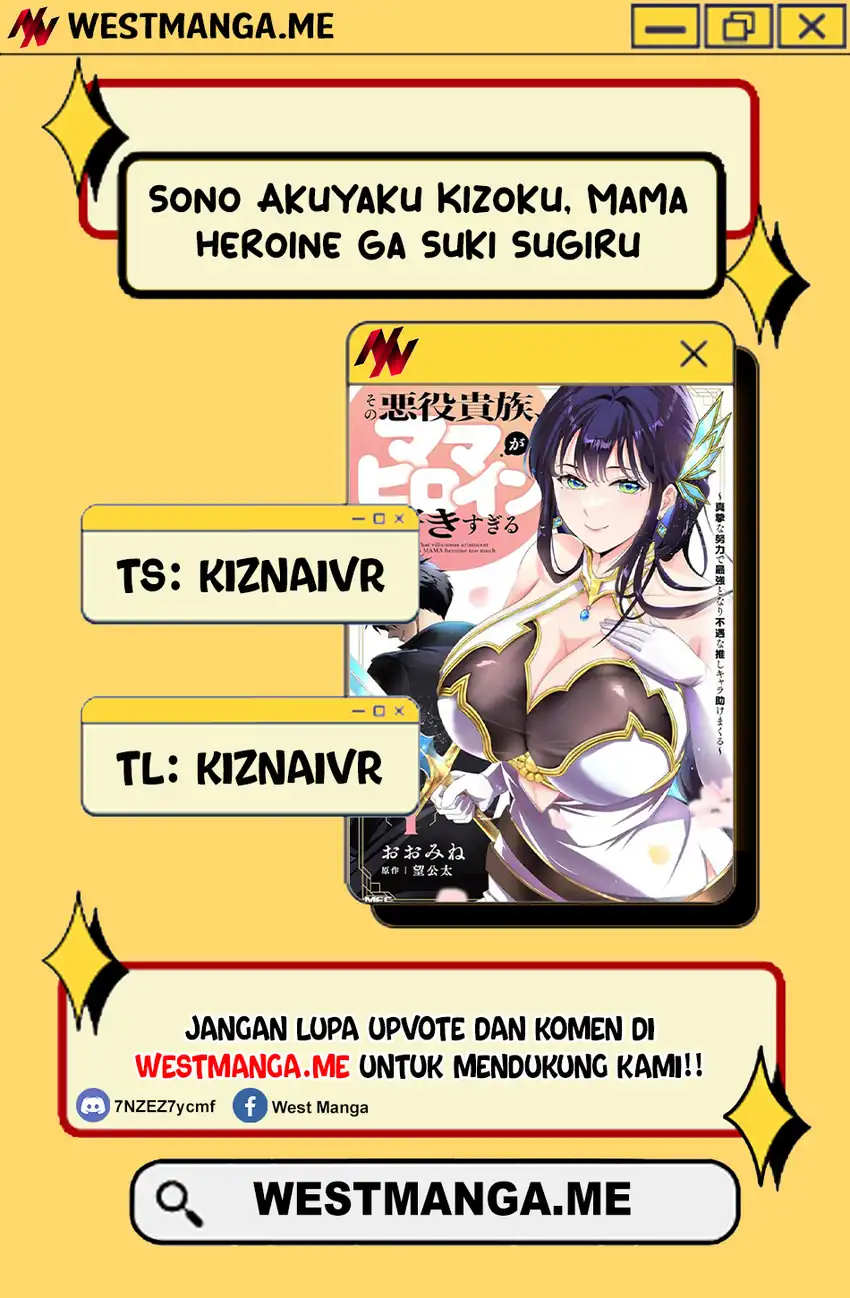 Komik Sono Akuyaku Kizoku, Mama Heroine ga Suki Sugiru ~Shinshi na Doryoku de Saikyou to Nari Fuguu na Oshi Chara Tasukemakuru~ Chapter 30 gambar 1