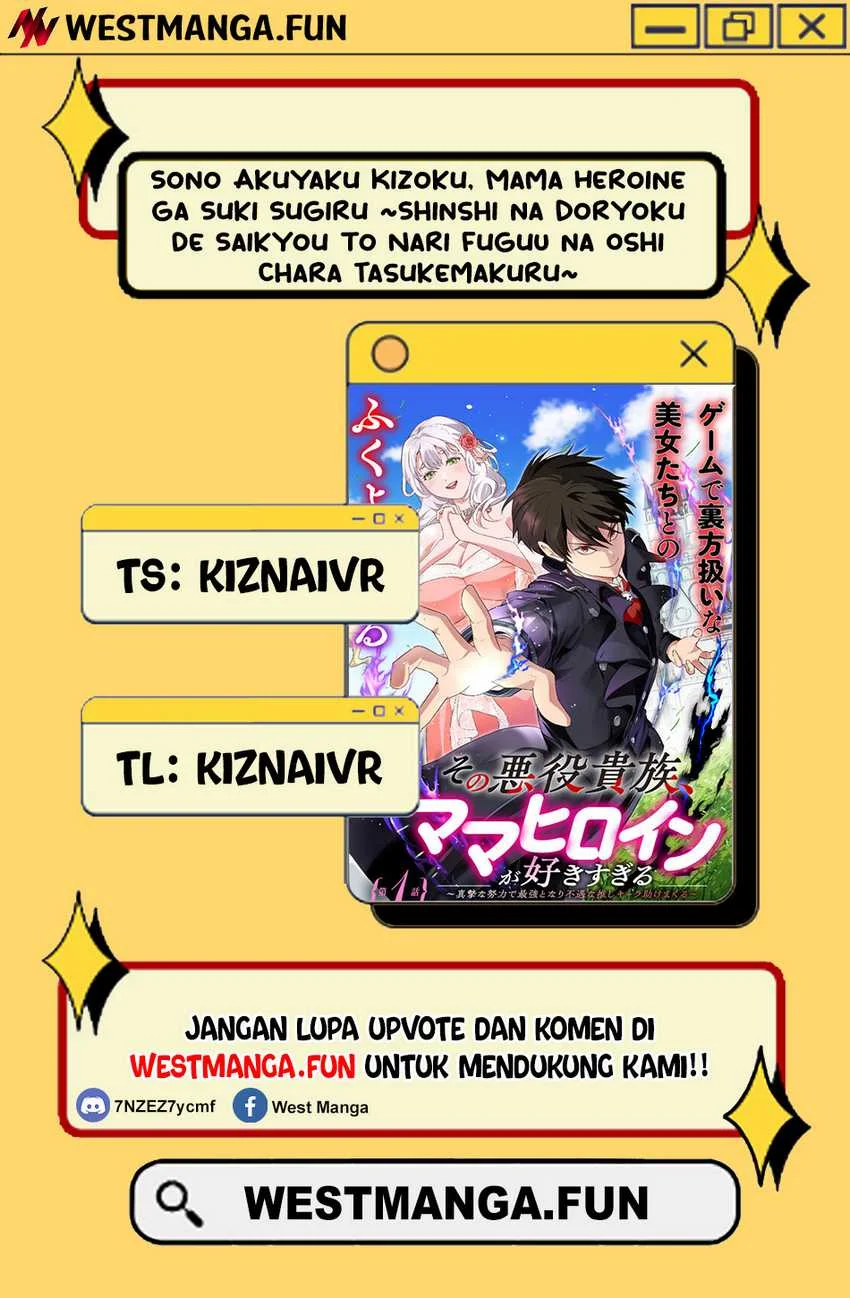 Sono Akuyaku Kizoku, Mama Heroine ga Suki Sugiru ~Shinshi na Doryoku de Saikyou to Nari Fuguu na Oshi Chara Tasukemakuru~ Chapter 8 halaman 4