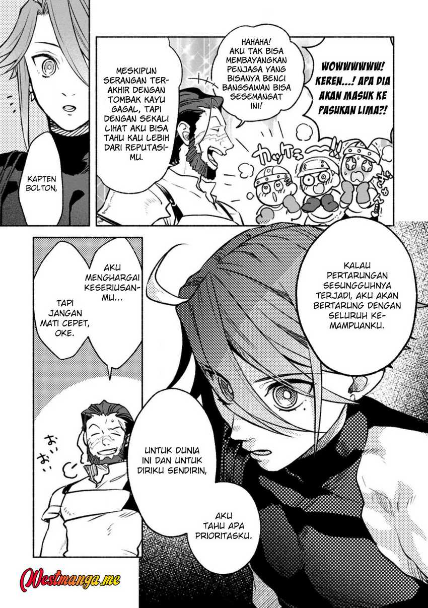 Sono Monban, Saikyou Nitsuki: Tsuihou Sareta Bougyo Ryoku 9999 no Senshi, Outo no Monban Toshite Musou Suru Chapter 36 Gambar 29