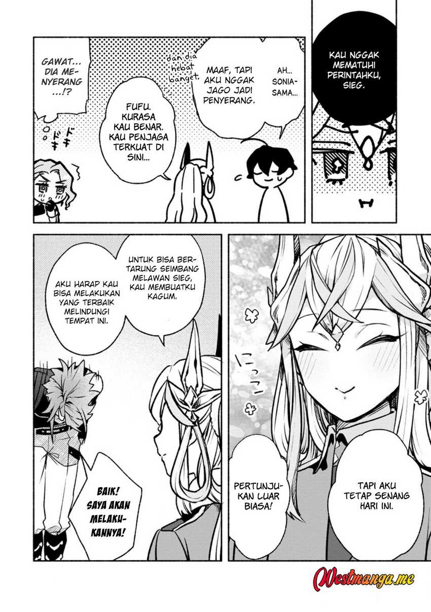 Sono Monban, Saikyou Nitsuki: Tsuihou Sareta Bougyo Ryoku 9999 no Senshi, Outo no Monban Toshite Musou Suru Chapter 36 Gambar 31