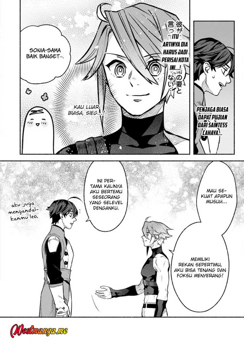 Sono Monban, Saikyou Nitsuki: Tsuihou Sareta Bougyo Ryoku 9999 no Senshi, Outo no Monban Toshite Musou Suru Chapter 36 Gambar 32