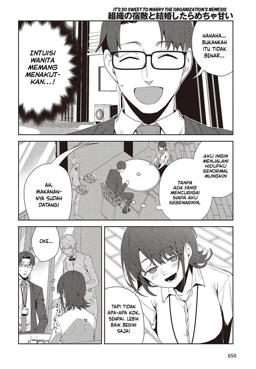 Soshiki no Shukuteki to Kekkon Shitara Mecha Amai Chapter 8 Gambar 24