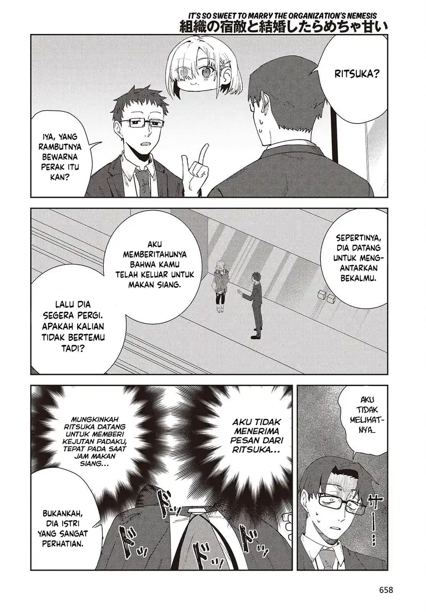 Soshiki no Shukuteki to Kekkon Shitara Mecha Amai Chapter 8 Gambar 32