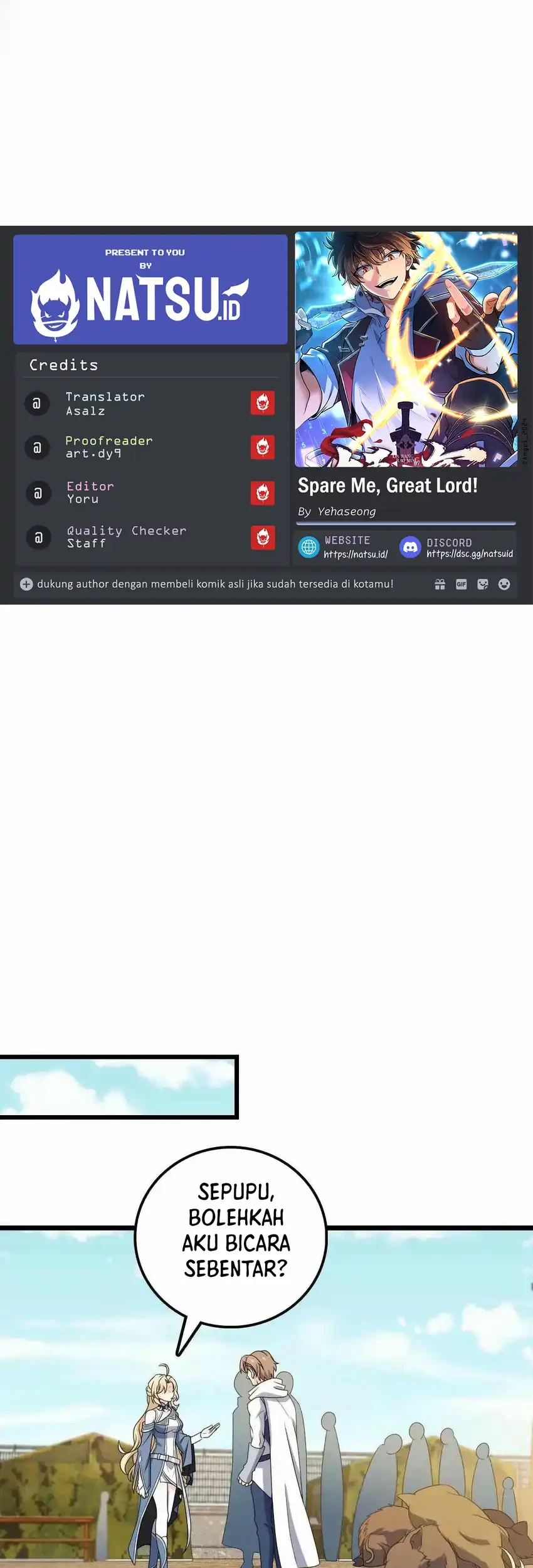 Komik Spare Me, Great Lord! Chapter 733 gambar 1