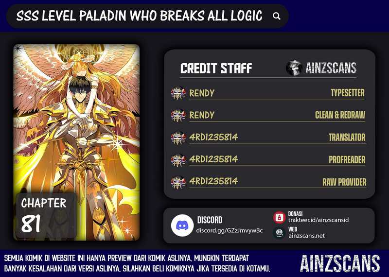 Baca Komik SSS-level Paladin Who Breaks All Logic Chapter 81 Gambar 1