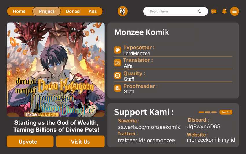 Baca Manhua Start by changing your job to the God of Wealth and taming billions of divine pets! Chapter 13 Gambar 2