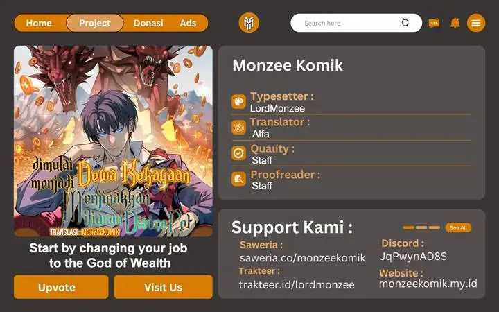 Baca Komik Start by changing your job to the God of Wealth and taming billions of divine pets! Chapter 17 Gambar 1