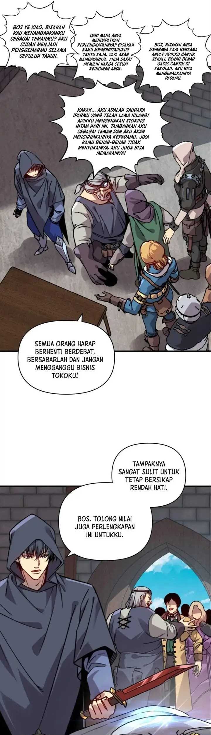 Start by changing your job to the God of Wealth and taming billions of divine pets! Chapter 17 Gambar 43