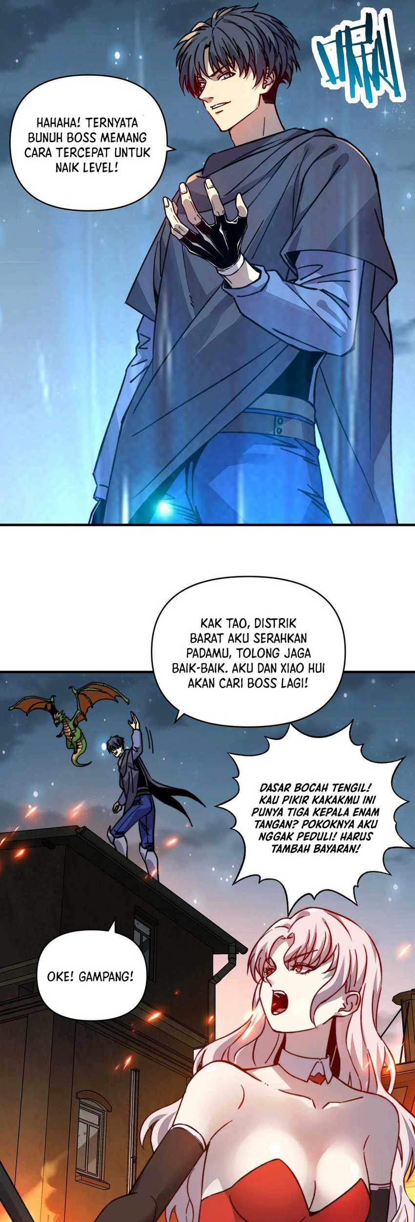 Start by changing your job to the God of Wealth and taming billions of divine pets! Chapter 21 Gambar 16