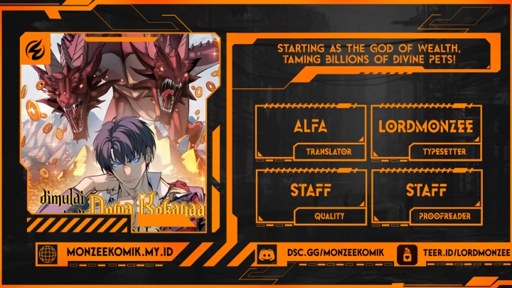 Baca Komik Start by changing your job to the God of Wealth and taming billions of divine pets! Chapter 23 Gambar 1
