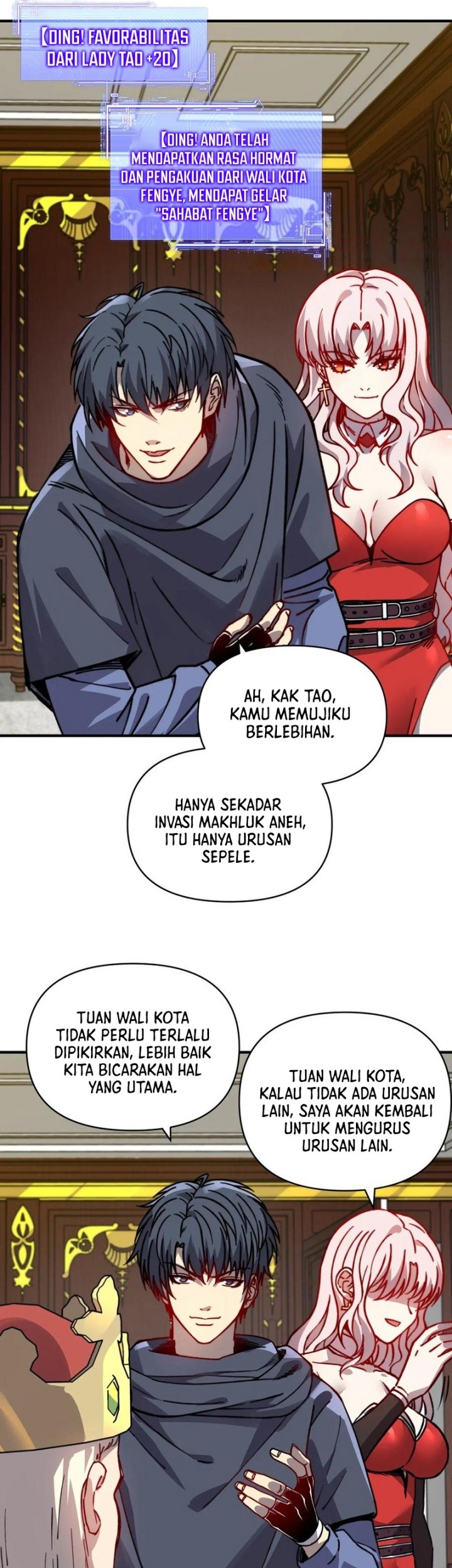 Start by changing your job to the God of Wealth and taming billions of divine pets! Chapter 23 Gambar 10