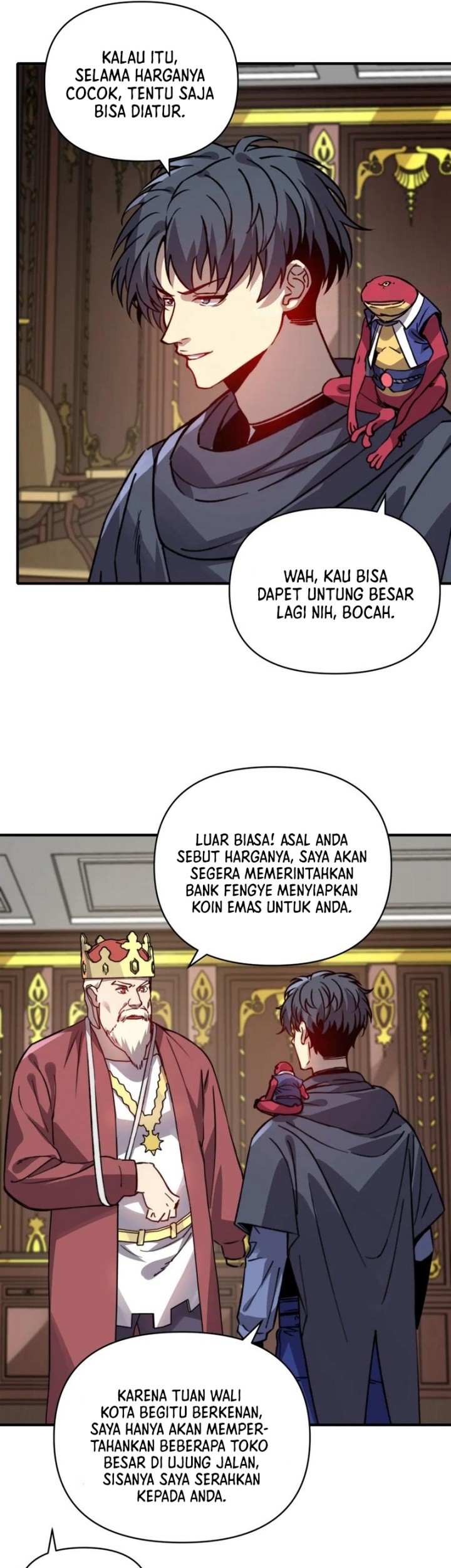 Start by changing your job to the God of Wealth and taming billions of divine pets! Chapter 23 Gambar 14
