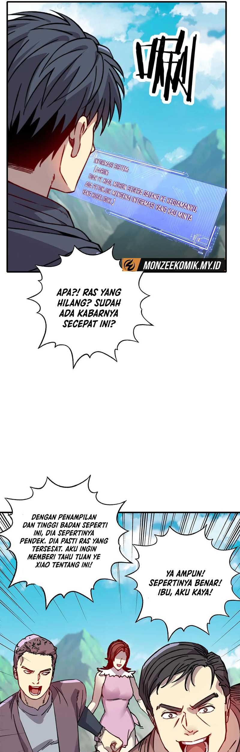 Start by changing your job to the God of Wealth and taming billions of divine pets! Chapter 24 Gambar 18