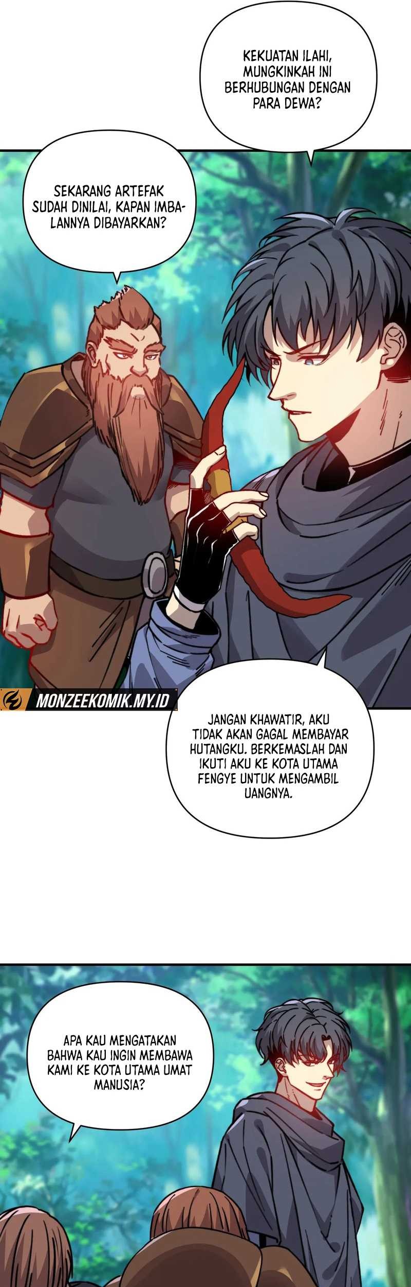 Start by changing your job to the God of Wealth and taming billions of divine pets! Chapter 25 Gambar 30